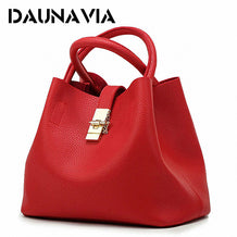 DAUNAVIA Tote Simple Trapeze Handbag - lucybags