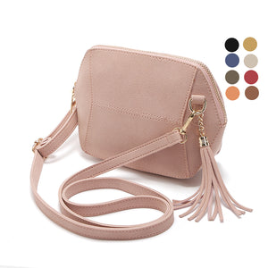 Fringe Crossbody Suede Clutch Bag - lucybags