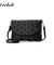 Small solid plaid geometric  clutch  handbag - lucybags