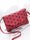 Small solid plaid geometric  clutch  handbag - lucybags