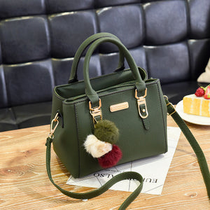 Hairball ornaments tote solid sequined handbag - lucybags