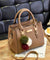 Hairball ornaments tote solid sequined handbag - lucybags