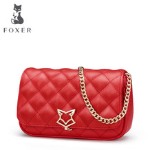 FOXER Leather Small Flap Bag - lucybags