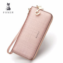 FOXER Luxury Leather Wallet with Wristle - lucybags