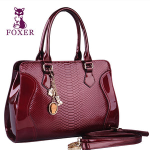 FOXER Crocodile Leather Bag - lucybags