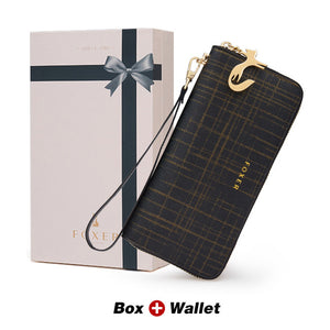FOXER Luxury Leather Wallet with Wristle - lucybags