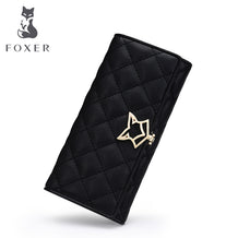 FOXER Luxury Cowhide Leather Clutch - lucybags