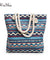 Summer Bohemian style striped Shoulder Beach Bag - lucybags